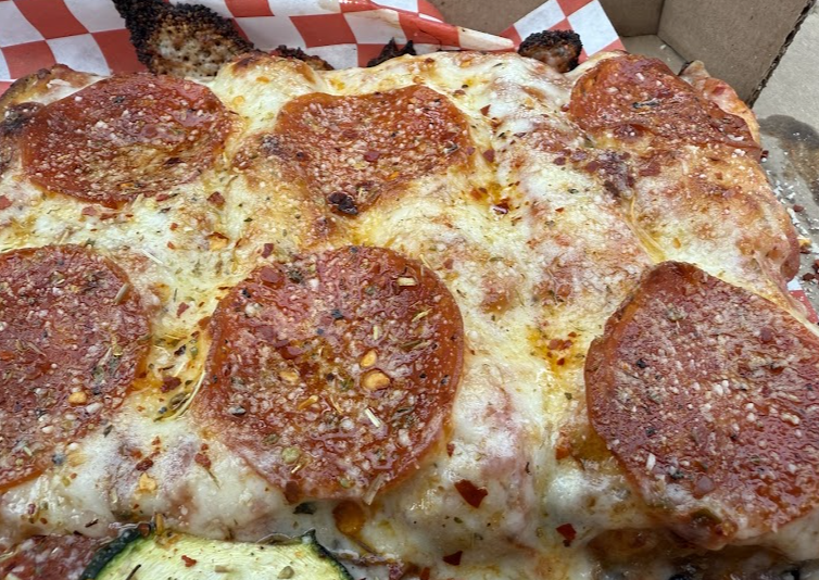 Golden Boy Pizza signature dishes CYO Large Pizza
Cheese Pizza
Pepperoni Pizza